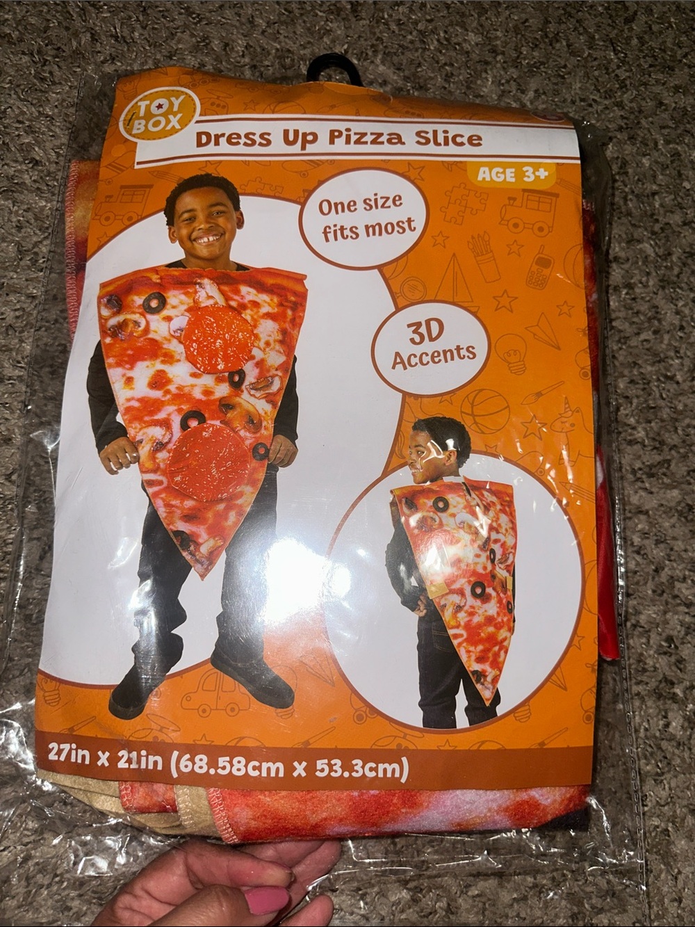 Toy Box Dress Up Pizza Slice Crossplay, Halloween Costume